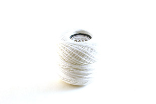 Пряжа Ирис 100% хлопок 10г 82м №415 БЕЛЫЙ