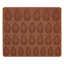 Форма силиконовая "S-CHIEF" для конфет SPC-0114 19 x 16 x 0.5 см "листья"-28 ячеек