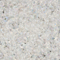 Бисер Япония " TOHO" 08/ 0 DEMI 5 г №0161 прозрачный/ перламутр