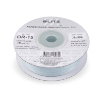 лента 15 мм OR-15 BLITZ 22.8 м ±0.5 м №086 св. небесный